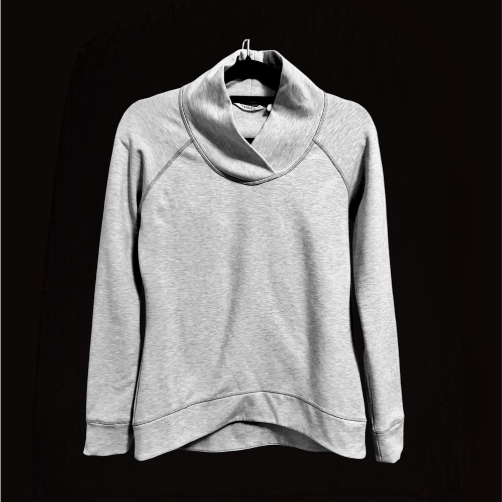 Athleta cross-neck pullover sweatshirt XS